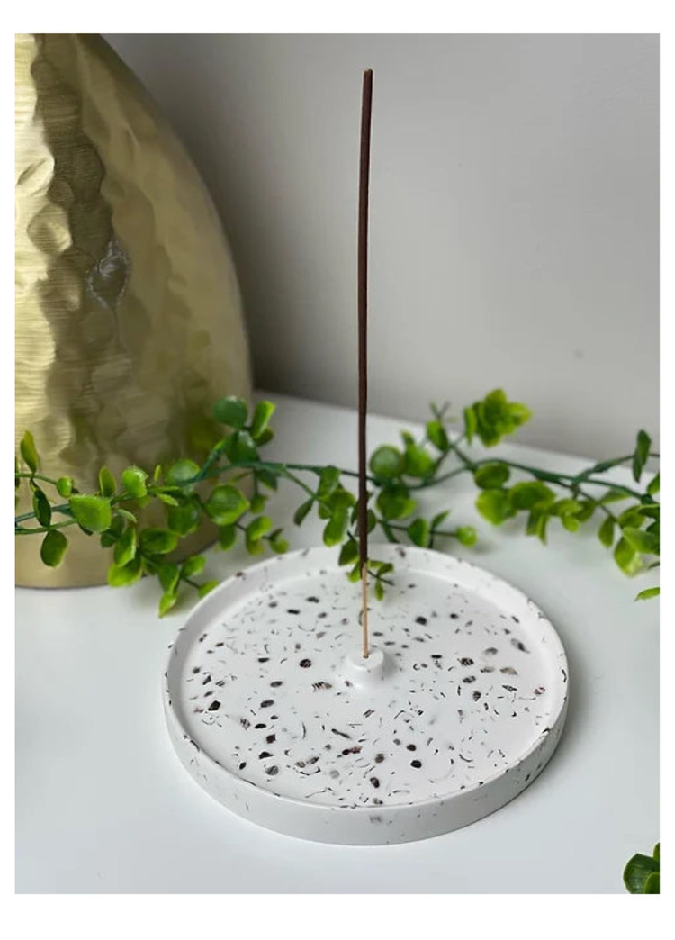 round incense burner- superior stone
