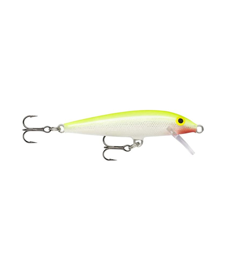 Rapala original floating 07 silver fluorescent chartreuse