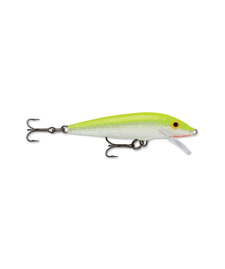 Rapala original floating 13 silver fluorescent chartreuse