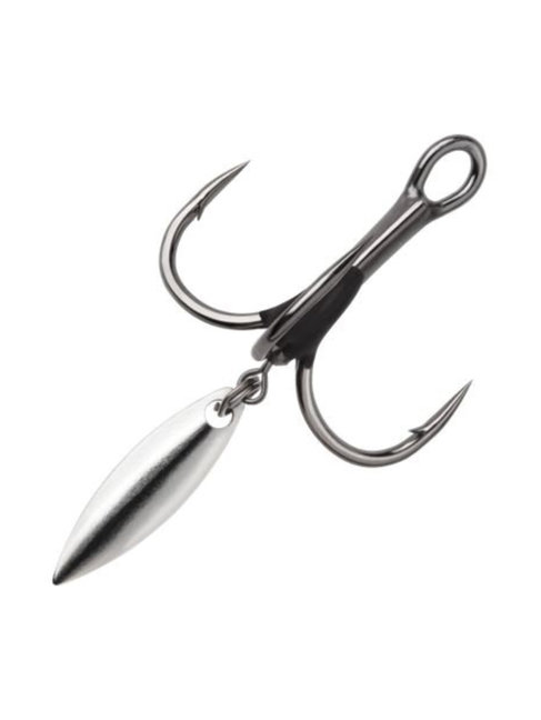 Rapala bladed hybrid treble short 1x black nickle #2