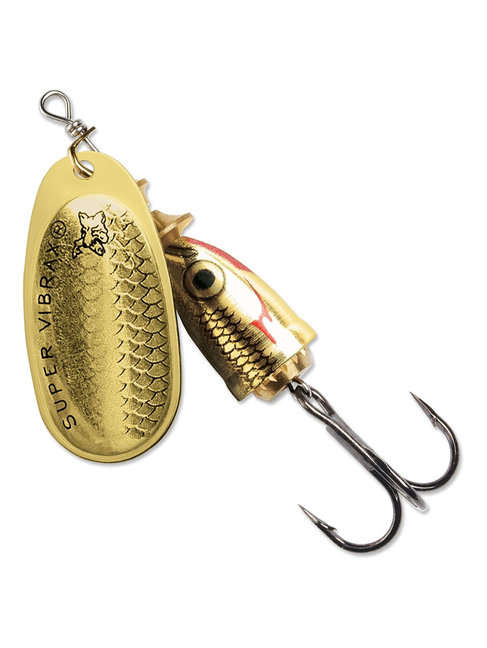 Rapala classic vibrax 03 plated 1/4 gold/gold