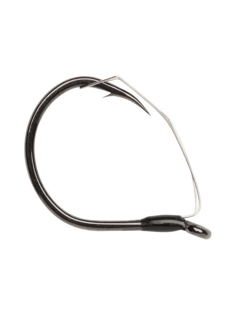 Rapala weedless wacky hook black nickel #1