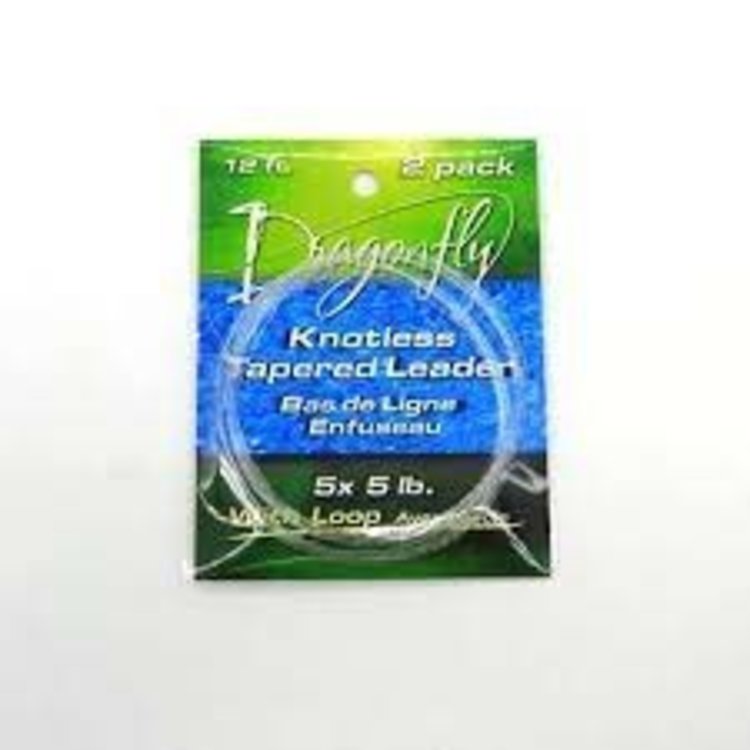 Big Rock Sports dragonfly knotless tapered leader 12ft 1x12lbs
