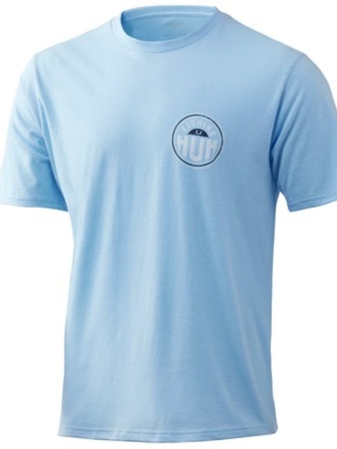 Huk Huk Stamp tee sea heather