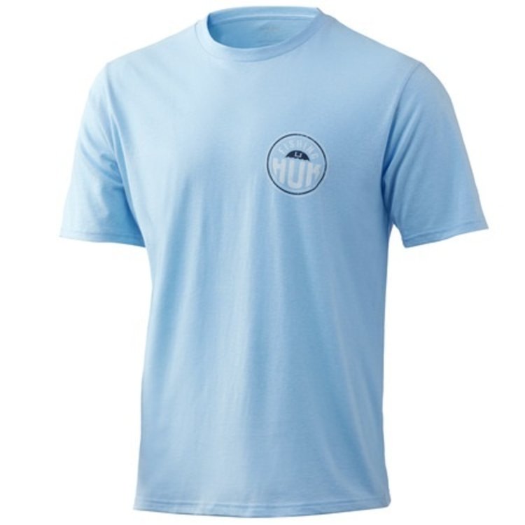 Huk Huk Stamp tee sea heather