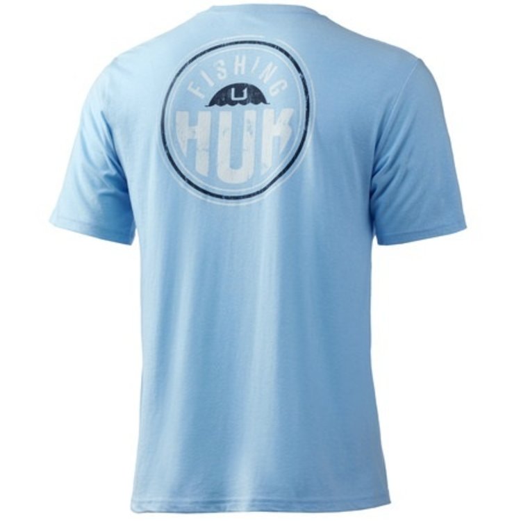 Huk Huk Stamp tee sea heather