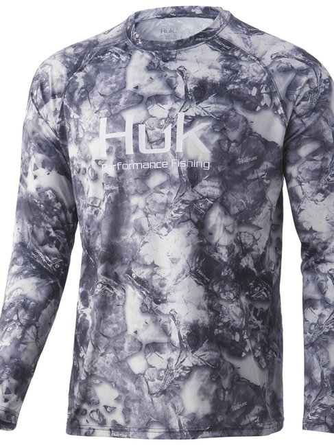 Huk Vented Mossy Oak Fracture Pursuit LS