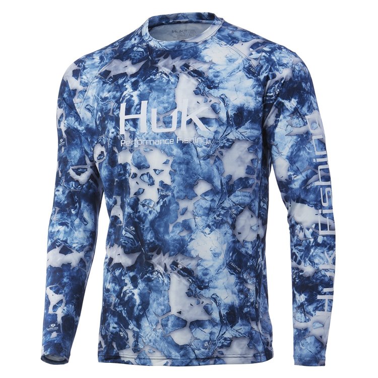 Huk Vented Mossy Oak Fracture Pursuit LS