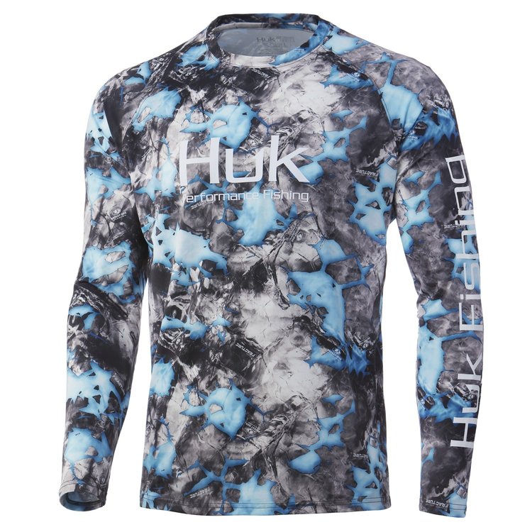 Huk Vented Mossy Oak Fracture Pursuit LS
