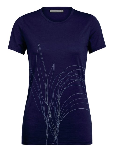 Icebreaker Women's Spector SS crewe Midnight Navy