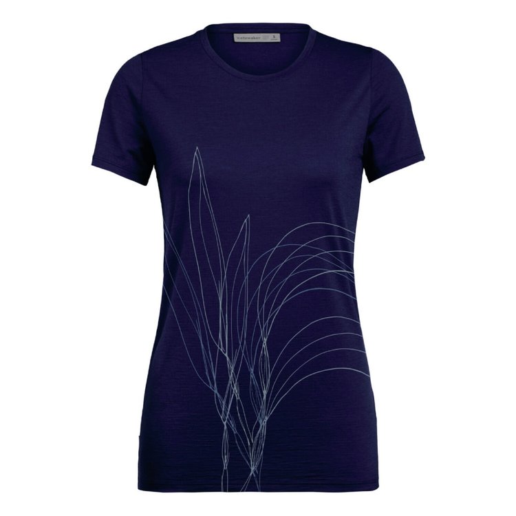 Icebreaker Women's Spector SS crewe Midnight Navy