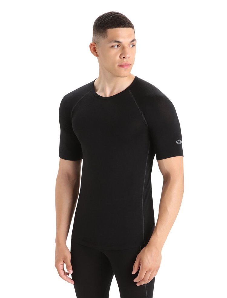 Icebreaker 150 Zone SS crewe Men's Black