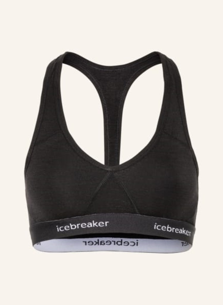 Icebreaker Women's Sprite Racerback Black Bra