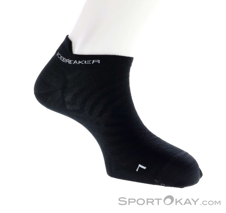 Icebreaker mens run ultra light micro blk