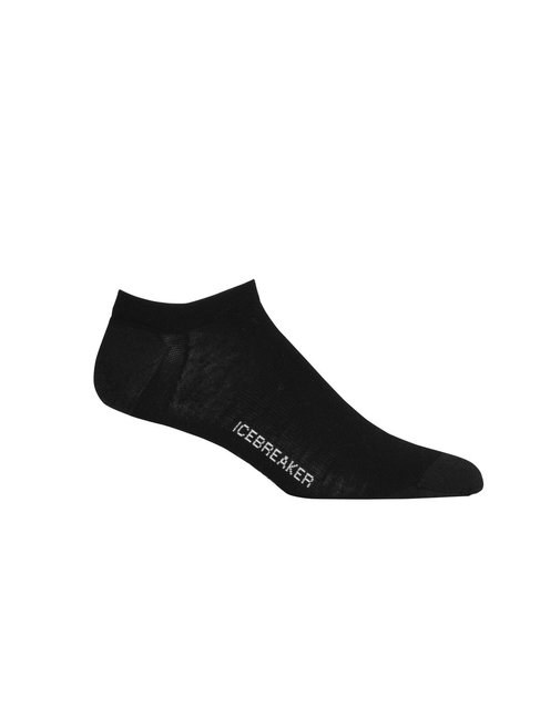 Icebreaker mens lifestyle fine gauge no show blk/snow