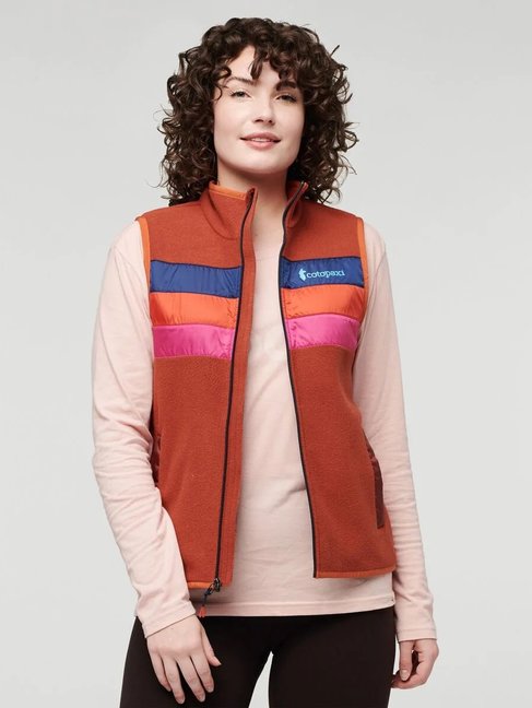 Cotopaxi Teca Fleece Vest Womens Cajun Spice