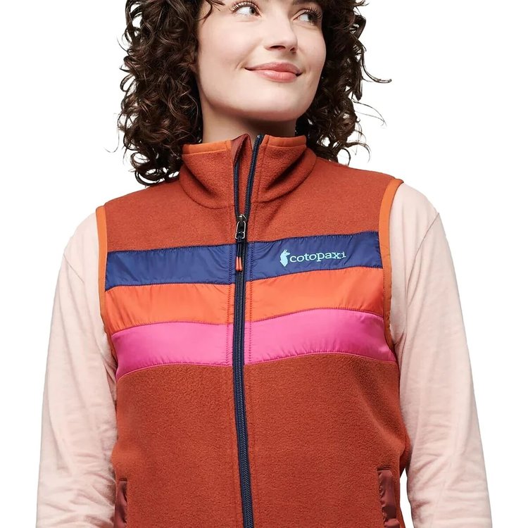 Cotopaxi Teca Fleece Vest Womens Cajun Spice
