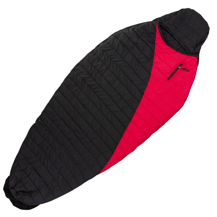 Treqa Corp 400 Series Sleeping Bag Black/Red