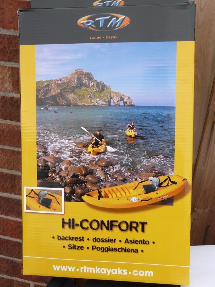 RTM Kayaks Hi-Comfort Back rest for Abaco Kayak