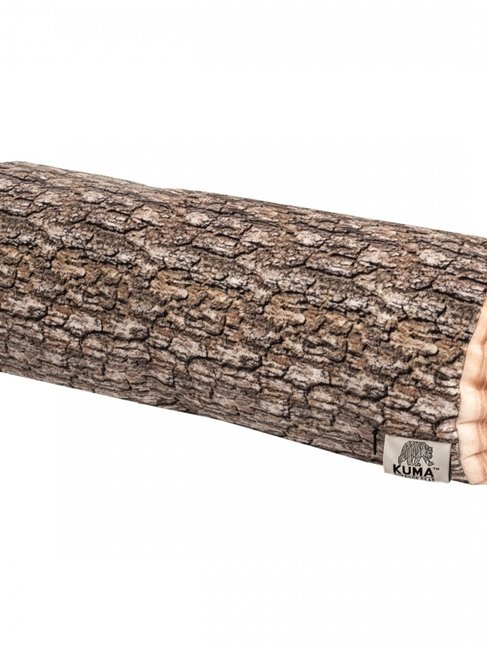 Kuma log pillow woodgrain