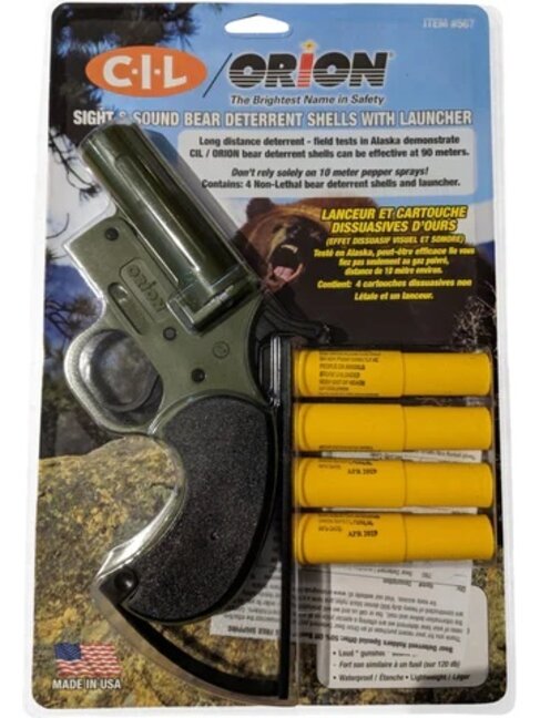 Kodiak Sight & Sound Bear Deterrent Shells With Launcher