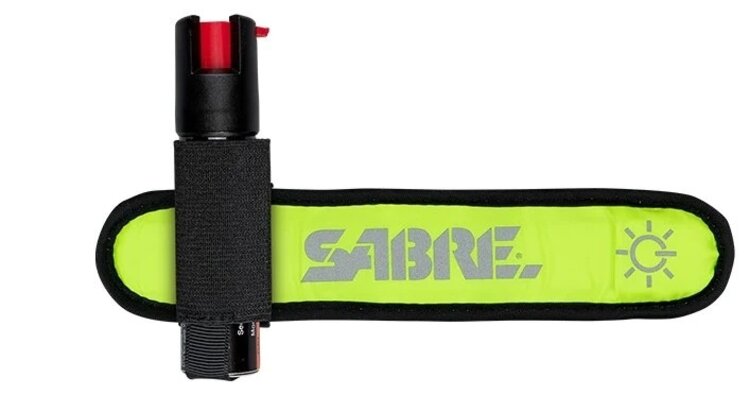 Kodiak Yellow LED Arm band + 22g dog spray