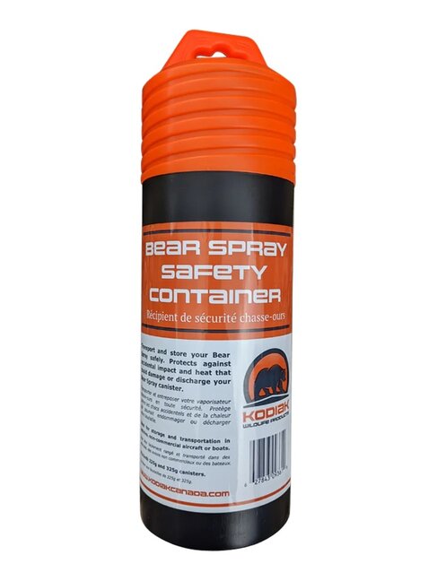 Kodiak Bear Spray Safety Container
