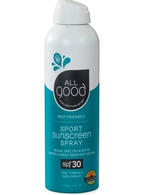 All Good Mineral Sport Sunscreen Spray spf/fps 30
