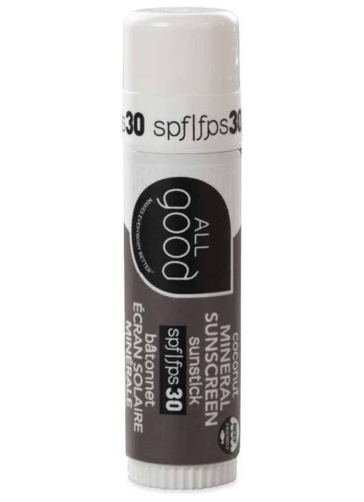 All Good Coconut Mineral Sunscreen Sunstick spf/fps 30