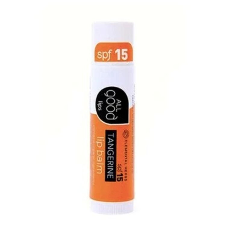 All Good Tangerine Lip Balm spf/fps15