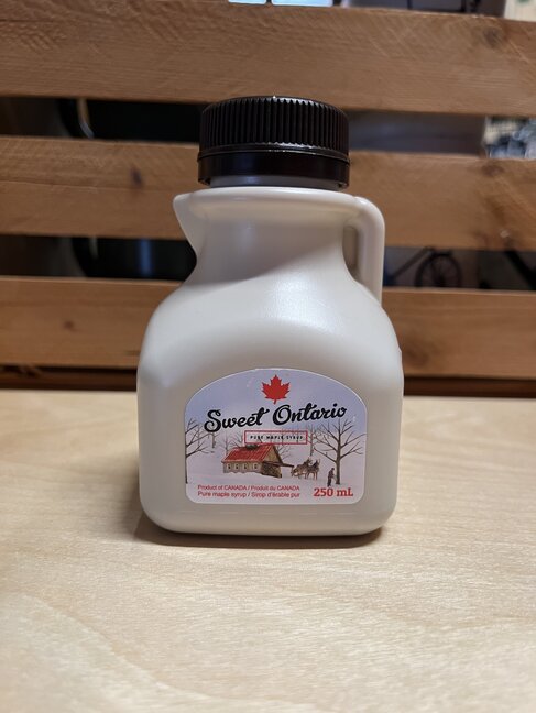 Hogan's Homestead 250ml Organic Maple Syrup Plastic Bottle