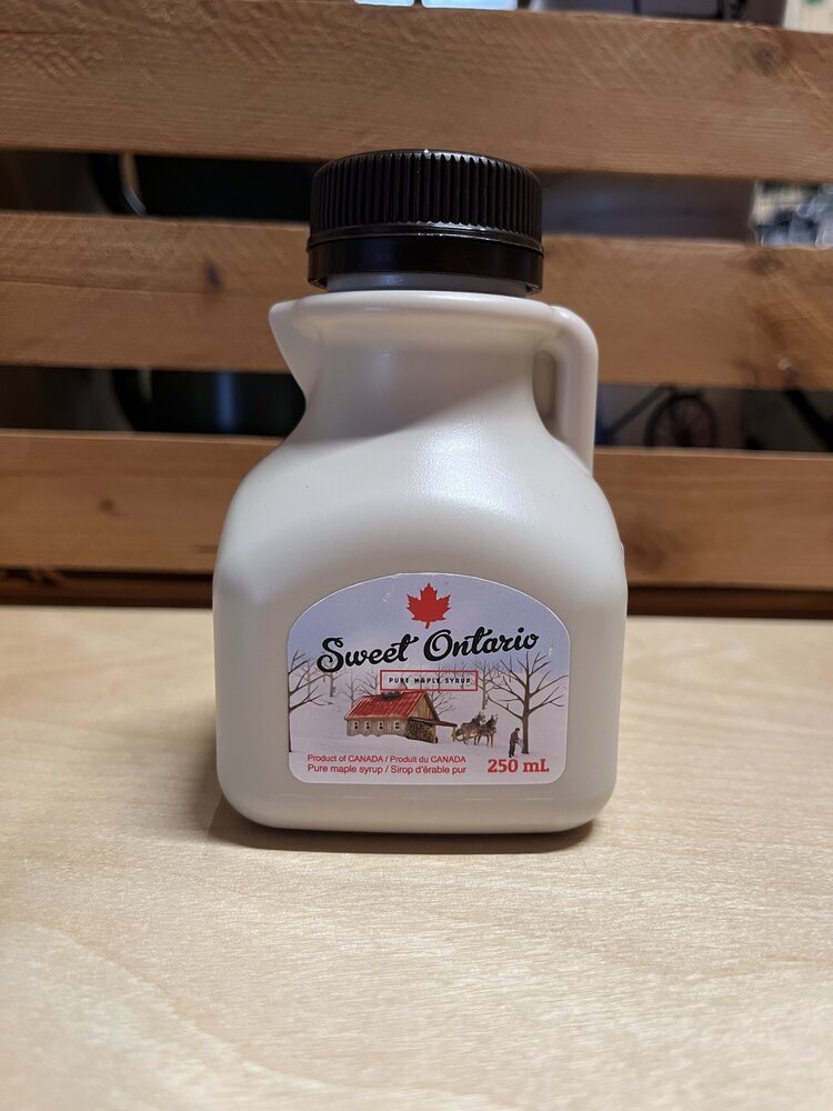 Hogan's Homestead 250ml Organic Maple Syrup Plastic Bottle
