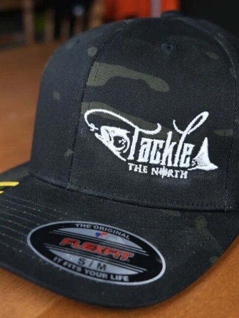 Tackle The North Black Camo Flexfit Hat