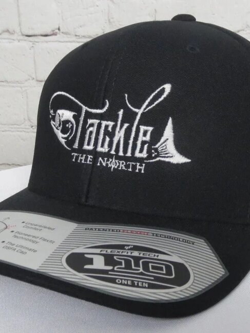 Tackle The North Flexfit Cool and Dry Snapback Black Hat