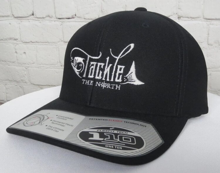 Tackle The North Flexfit Cool and Dry Snapback Black Hat