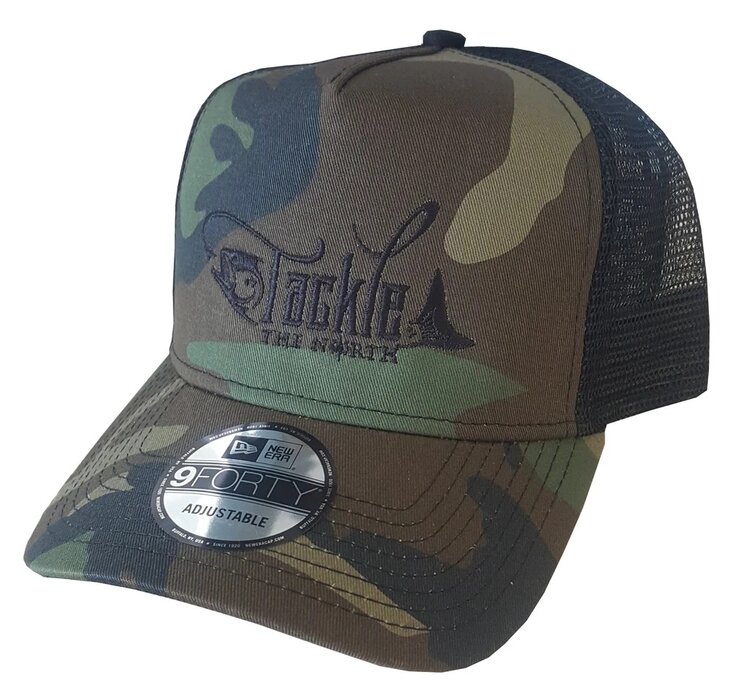 Tackle The North New Era Camo Trucker Hat