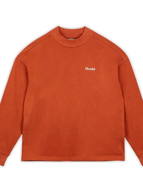 Hooke Women's Mock Neck Oversized Long Sleeve Tee