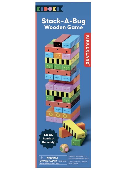 KIKKERLAND Stack-A-Bug Wooden Game