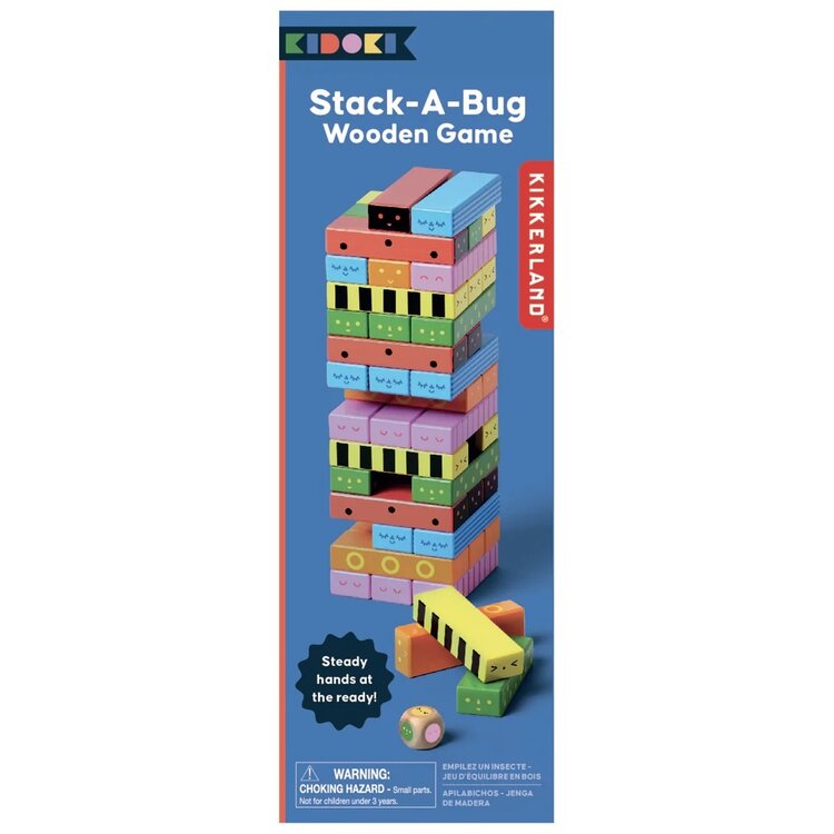 KIKKERLAND Stack-A-Bug Wooden Game
