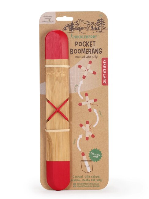 KIKKERLAND Huckleberry Pocket Boomerang