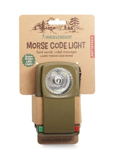 KIKKERLAND Huckleberry Morse Code Light