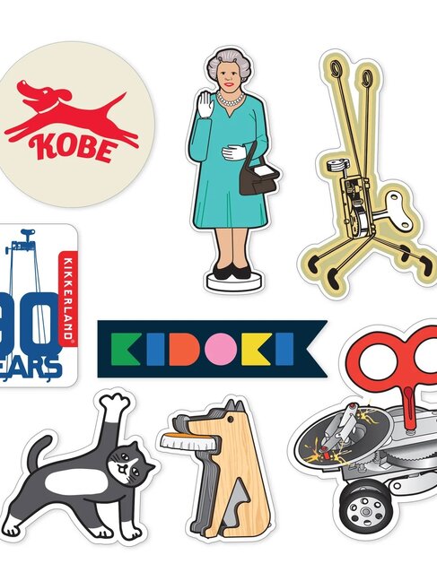 KIKKERLAND Sticker Multi Pack