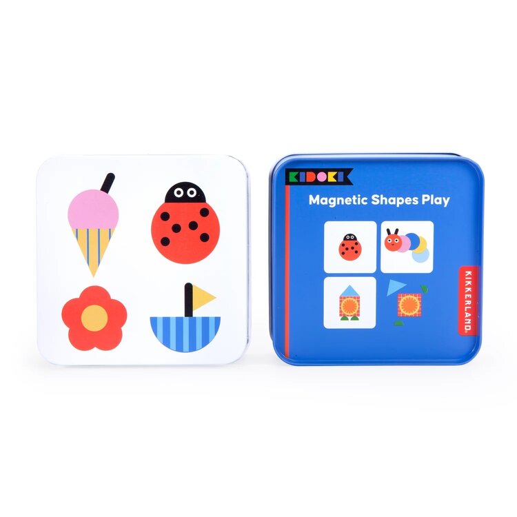 KIKKERLAND On The Go Magnetic Shapes Play