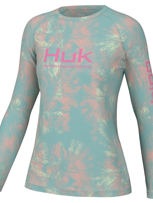 Huk Aqua Dye Pursuit Crew Women's