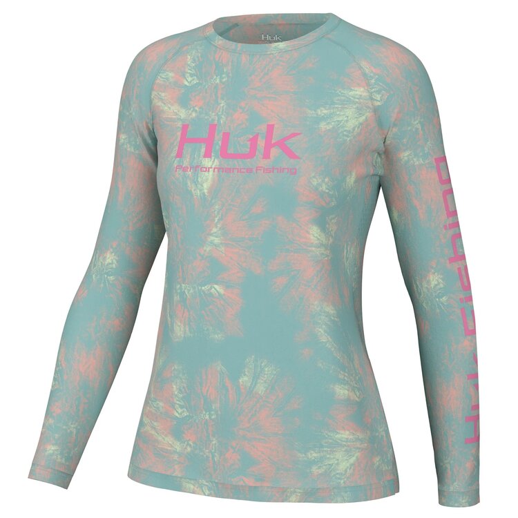 Huk Aqua Dye Pursuit Crew Women's