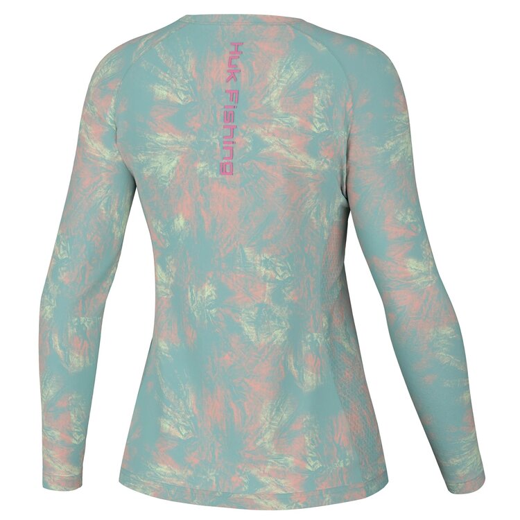 Huk Aqua Dye Pursuit Crew Women's
