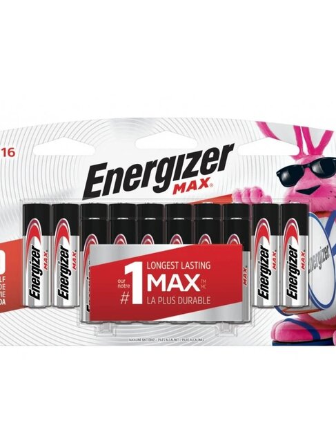 Gentec Energizer Max AA 16-family pack