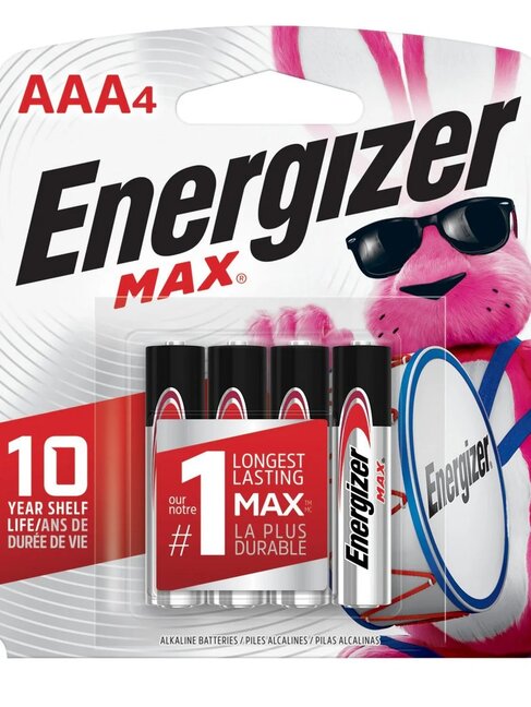 Gentec Energizer Max AAA 4 Pack