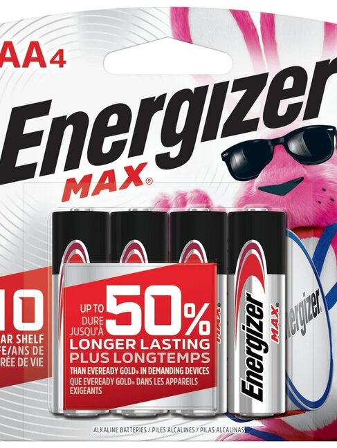 Gentec Energizer Max AA 4pack