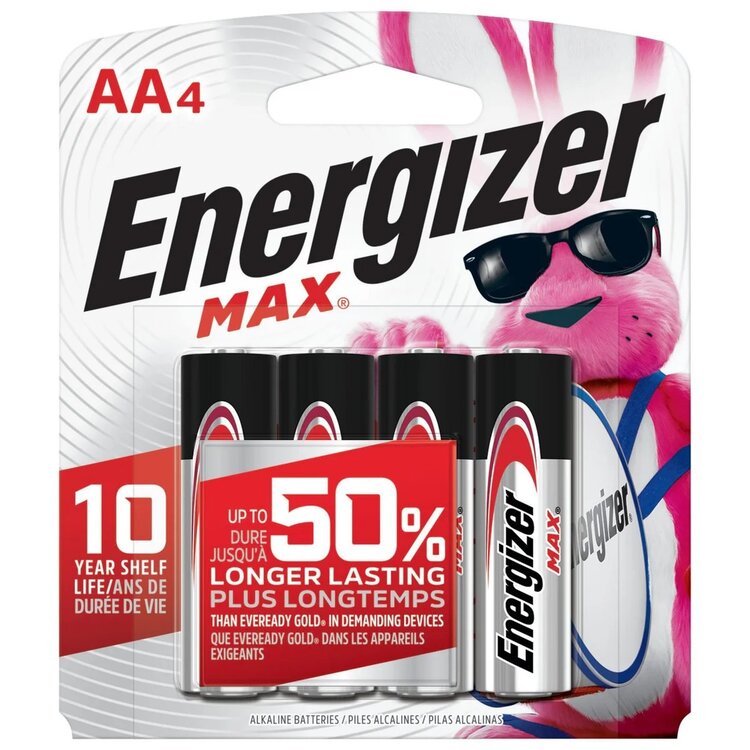Gentec Energizer Max AA 4pack